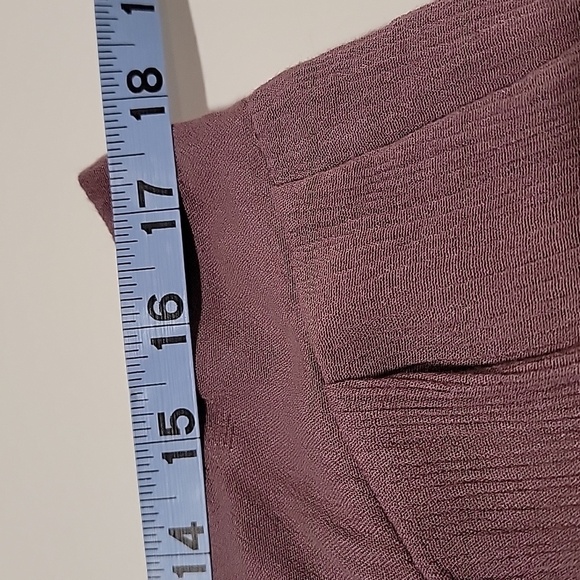 Torrid Pant Wide Leg Gauze Flowy Lined Pull-On Comfy Lightweight Flint 0 12 L - Picture 12 of 16
